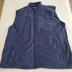 SCOTTeVEST Fireside Fleece Vest Mens XXXL Zip Tech Pockets Travel Hiking Utility